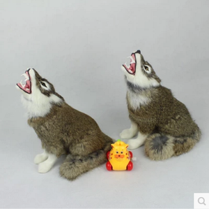 Miniatura de Navidad lobo de peluche de juguete - Product Image 1