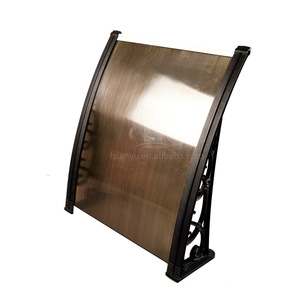 Auvent de pluie extérieur en polycarbonate pour fenêtre, abri de jardin contre la pluie - Product Image 6