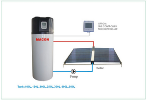 <span class=keywords><strong>300L</strong></span> tutti in uno scaldabagno a pompa di calore per il sistema di riscaldamento dell'acqua calda per uso domestico pompa di calore aria-acqua - Product Image 5