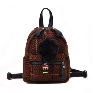 Dropship <strong>Petit</strong> Sac a Dos Femme En Cuir Rouge Red Leather Rivet Trim Small <strong>Backpack</strong> - Product Image 6