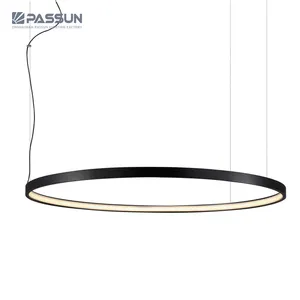 modern design SMD 42w ceiling ring droplight led pendant light slim chandelier lamp