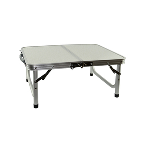 Tavolo Pieghevole Quadrato in Alluminio 60x40, Portatile per Picnic, Viaggi e Formazione - Product Image 2
