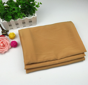 Directo de fábrica, suave, elástico, 100D, poliéster, Spandex, gasa, tela teñida, sólidos para vestidos de niñas, precio barato - Product Image 4