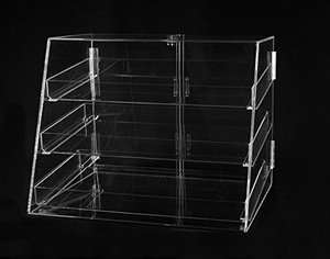 Tùy Chỉnh 3 Tier Có Thể Tháo Rời Khay Acrylic Bánh <span class=keywords><strong>Cupcake</strong></span> Bánh Mì Hiển Thị Container Hộp Rõ Ràng Pastry Donut Hiển Thị Trường Hợp - Product Image 3