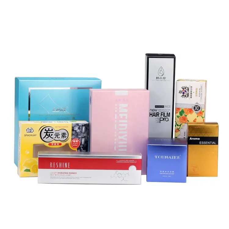 PVCウィンドウヘルスケア化粧品ボックスとプロのデザインカスタム紙箱食品ギフト包装