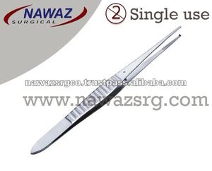 Fórceps de disección Gillies con 1x2 dientes 15cm Fórceps de instrumentos quirúrgicos de un solo uso de acero inoxidable al por mayor de alta calidad - Product Image 2
