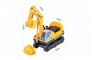 Auto <span class=keywords><strong>a</strong></span> <span class=keywords><strong>Pedali</strong></span> di Alta Qualità per Bambini, Giocattolo Elettrico Mini Trattore, Escavatore Cavalcabile con Casco - Product Image 6