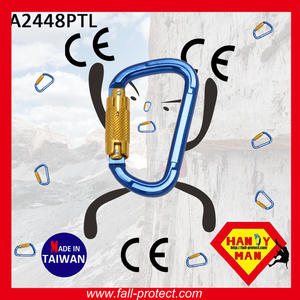Twist Lock Aluminum Carabiner For Wild Sports with CE certificate - Product Image 2