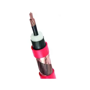 Medium voltage power cable N2XSY N2XS(F)2Y CU/XLPE/CWS/PVC Cable