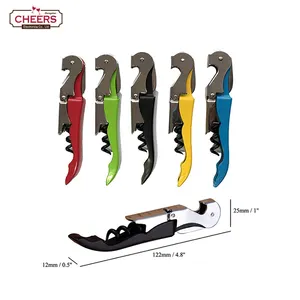 Obers Corkscrew Met Folie Cutter Professionele Wijn Flesopener Vouwen | Wijn Sleutel Dubbelscarnierende Voor Barmannen