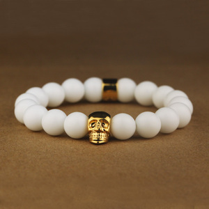 Missjewelry antiguo al por mayor chapado en oro mármol pulseras para hombres - Product Image 2