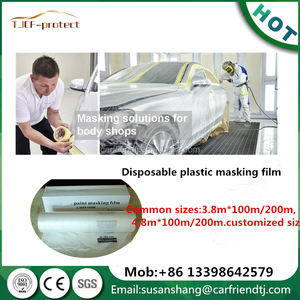 PEHD film plastique jetable masquant les bâches <span class=keywords><strong>de</strong></span> <span class=keywords><strong>masquage</strong></span> - Product Image 4