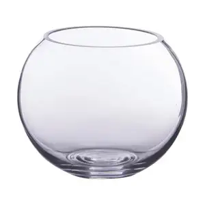 Maxlong claro pecera de vidrio florero 129mm