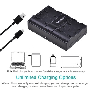 듀얼 USB 충전기 VW-VBT190 VW VBT190 VWVBT190 VW VBT-380 VBT380 파나소닉 HC-V720, HC-V727, HC-V730, HC-V750, HC-V757, - Product Image 3