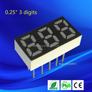 HOUKEM-2531-BB chung anode 0.25 3 chữ số 7 đoạn dẫn hiển thị màu xanh - Product Image 2