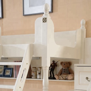 Muebles de <span class=keywords><strong>cama</strong></span> modernos de madera, litera Triple de 3 niveles para niños - Product Image 5