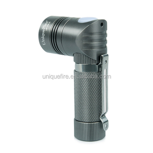 Uniquefire V4-B XP-G2 lính cứu hỏa Mũ bảo hiểm góc bên phải L hình Zoom Đèn pin với clip - Product Image 5