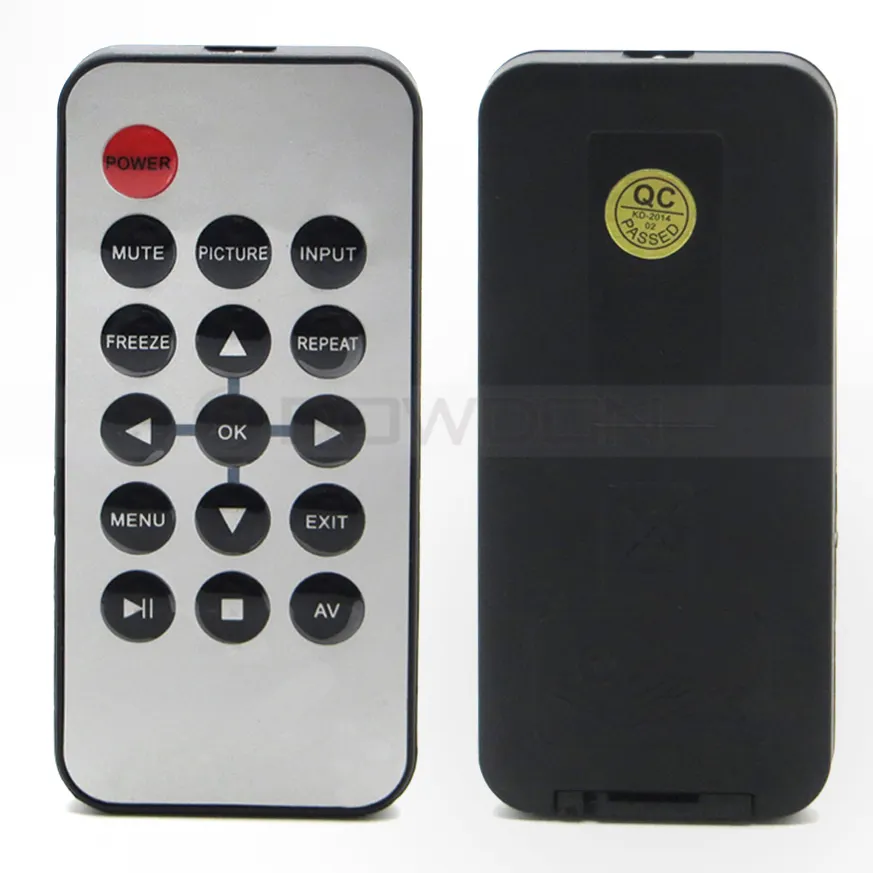 Button Cell Mini TV Set Code Switch 16 Key Universal IR Remote Control For DVD Player