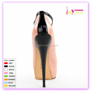 Designer TOP Super haute plate - forme des femmes de talon chaussures avec boucle strap party dress pompes - Product Image 4