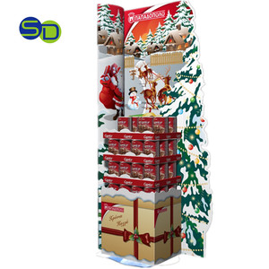 Points de vente en carton, présentoir d'épicerie en carton, support de présentation d'aliments pour animaux domestiques, étagère de présentation à jouets en forme de maison - Product Image 3