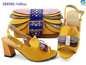 <span class=keywords><strong>Scarpe</strong></span> alla moda di nuovo arrivo italiane abbinate Set di borse e <span class=keywords><strong>scarpe</strong></span> <span class=keywords><strong>da</strong></span> donna con <span class=keywords><strong>tacco</strong></span> <span class=keywords><strong>basso</strong></span> - Product Image 3