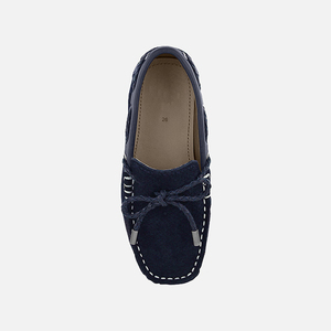 Choozii OEM Perforated Kids-zapatos náuticos informales, mocasines de cuero personalizados para niños