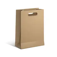 도매 맞춤 인쇄 구운 음식 포장 갈색 크래프트 종이 가방