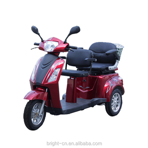 Adulte 2 places Trike <span class=keywords><strong>électrique</strong></span> <span class=keywords><strong>scooter</strong></span> de mobilité <span class=keywords><strong>avec</strong></span> corps ouvert certifié CEE trois <span class=keywords><strong>roues</strong></span> <span class=keywords><strong>toit</strong></span> fabriqué en Chine - Product Image 4