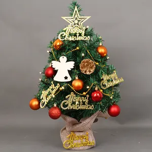 PE Buatan dengan Gantungan Malaikat, Dekorasi Pohon Natal