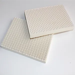 Infrared Ceramic Plate Infrared Honeycomb Ceramic Plate Heater Cordierite Honeycomb Ceramic 400 Cpsi For Burner