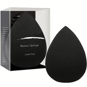 Natural organic skincare deep pore cleansing black makeup remover konjac sponge