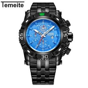 <span class=keywords><strong>Orologio</strong></span> da Polso Casual da <span class=keywords><strong>Uomo</strong></span> Temeite di Lusso con Quadrante Grande in Acciaio Inossidabile Dorato al Quarzo - Product Image 5