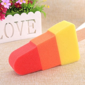 Novelty Ice Lolly Shaped Bath <strong>Shower</strong> <strong>Sponge</strong> with Wooden Handle for Hanging As a Gift or Present - Product Image 5
