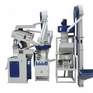 Combined Rice Dehuller and Whitener Machine