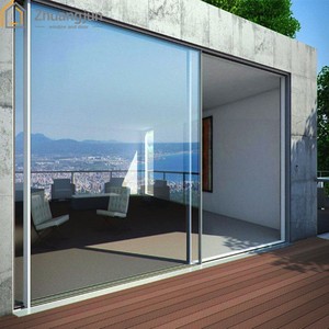 Fornitore della cina in alluminio porta d'ingresso a battente in vetro francese doppio vetro esterno porta del <span class=keywords><strong>garage</strong></span> - Product Image 2