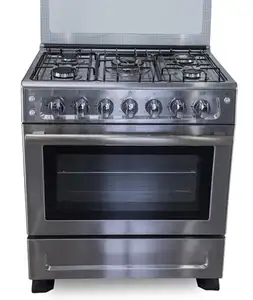 Gás independente de 80cm gás com 5 queimadores de aço inoxidável cocina de gás