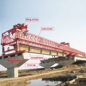 Carro lanzador debajo del puente, modelo u, viga de puente, erección de viga, grúa de pórtico de viga de lanzamiento de 200 toneladas - Product Image 3