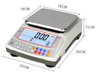 Balance analytique numérique industrielle de précision 0,01 g, 1 kg, 2 kg, 3 kg, pour pesage de pièces et comptage électronique
