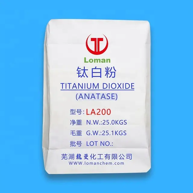Anatase / Degussa P25 TiO2, ثاني أكسيد التيتانيوم ، درجة الغذاء