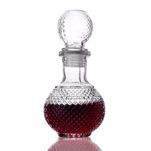 Vente chaude Fabricant Chinois 250ml 500ml 1000ml Home <span class=keywords><strong>bar</strong></span> Rond <span class=keywords><strong>Alcool</strong></span> Whisky Decanter - Product Image 5