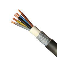 Câble d'alimentation SWA en PVC blindé basse tension, à âme en cuivre massif et multibrins, 5 conducteurs, XLPE, 16mm 25mm 35mm, IP54, ignifuge classe B