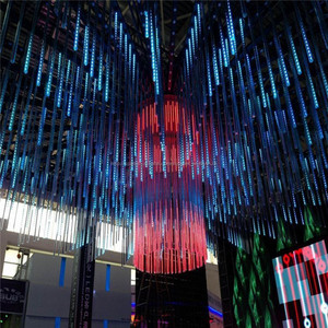 <span class=keywords><strong>Madrix</strong></span> control led RGB <span class=keywords><strong>dmx</strong></span> tubos 3D meteor etapa de iluminación luces de dj barato para disco decoración del techo - Product Image 4