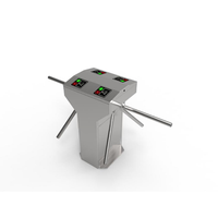 Tourniquet trépied et portillon rotatif automatiques avec lecteur de codes QR/RFID, en acier inoxydable, protection IP68, garantie 3 ans, pour usage en salle de sport