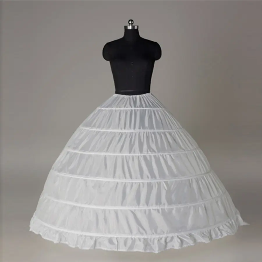 Горячая Распродажа, высокое качество, нижнее белье, пышная юбка, 6 обручей, подъюбник для бального платья, свадебное платье, свадебное платье MPB2