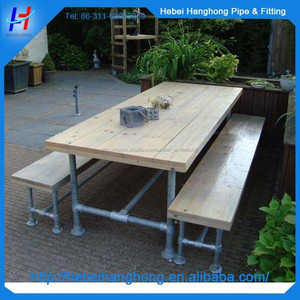 20 mm noir plancher <span class=keywords><strong>de</strong></span> tuyau bride pour jardin en fonte tables et chaises - Product Image 1