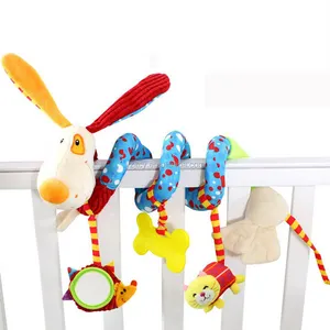 Multi-Stijl Zachte 0-12 Maanden Baby Speelgoed Spiraal Bed & Kinderwagen Autostoel Opknoping Baby Educatief Rammelaar speelgoed Voor Pasgeborenen Geschenken