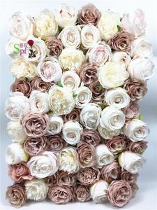 Décoration murale de mariage, fausses fleurs décoratives, pour un fond de votre mariage, vente en gros, - Product Image 6