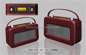 Hessiyuan — télécommande internet rétro portable, DAB/DAB + fm, connecteurs radio, adaptateur ac, vente en gros - Product Image 2