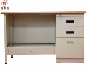 Bàn Máy Tính Gia Đình Trường Học Thiết Kế Bàn Màu Trắng Kim Loại Giá Rẻ Nhà Máy - Product Image 3