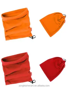 Sport all'aria aperta Multifunzionale Solido Foulard, Logo Personalizzato Colore Polar Fleece Scaldino del Collo Della Sciarpa